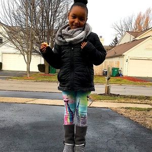 North face kids reversible winter coat